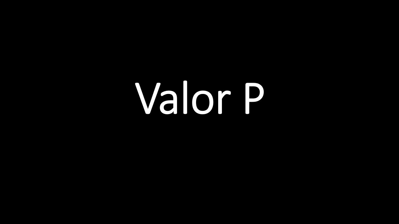 Valor P